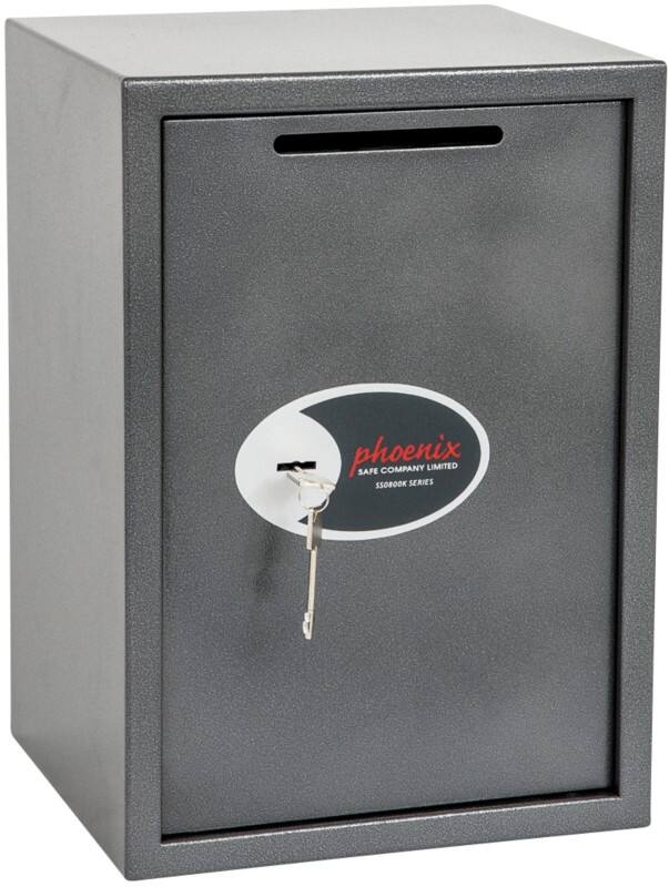 Phoenix Vela Home Deposit Safe Key lock 3 x 51 L SS0804KD Grey