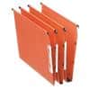 Esselte Orgarex Dual 330 Lateral Suspension File 21629 U Base 30 mm 220 gsm Orange 100% Recycled Manilla Pack of 25