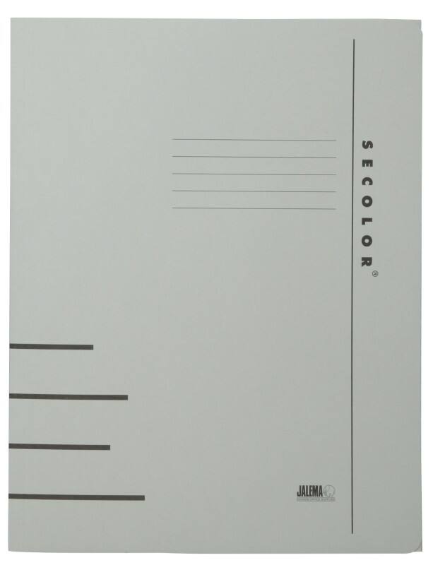 Djois Secolor Clip File A4 Grey Cardboard 270 gsm