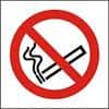 OKI Prohibition Sign No Smoking PVC 15 x 15 cm