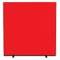 Freestanding Screen Fabric Wrapped 1500 x 1500 mm Red