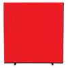 Freestanding Screen Fabric Wrapped 1500 x 1500 mm Red