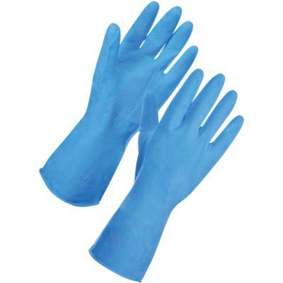 Supertouch Gloves Latex Size M Blue Pack of 12