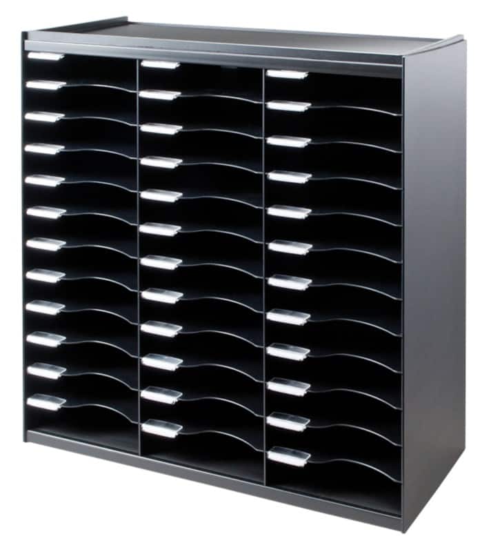 Paperflow Literature Display 803.01 A4 Black 67.4 x 30.8 x 79.1 cm