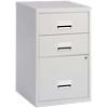 Pierre Henry Filing Cabinet with 3 Drawers Combi 400 x 400 x 660mm Grey