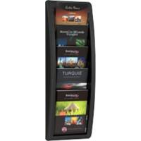 Paperflow Wall Mountable Literature Display Polystyrene 227 x 95 x 650mm A5 Black
