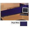 Single Desk Mounted Screen DSCR1-RB Royal Blue 390 x 300 x 1,590 mm