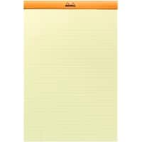 Rhodia A4 Legal Pad  80 gsm Yellow 80 Sheets 