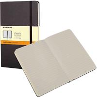 Moleskine Notebook A5 Ruled Glued Cardboard Hardback Black Not perforated 240 Pages