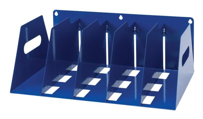 Rotadex Lever Arch Filing Rack Holds 5 Lever Arch Files 160 x 425 x 300 mm Metal Blue