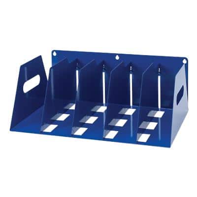 Rotadex Metal Lever Arch Filing Rack Holds 5 Lever Arch Files 160 x 425 x 300 mm Blue