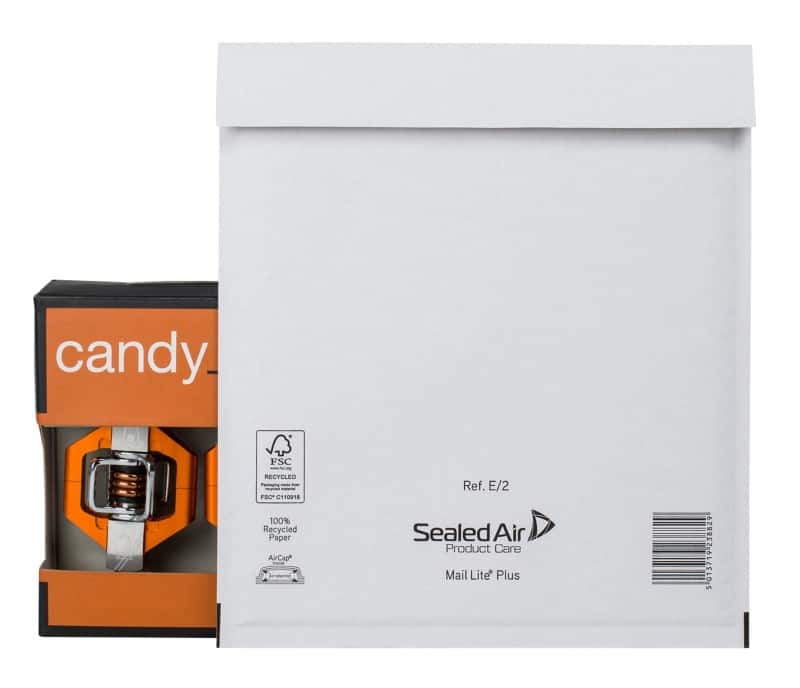 Mail Lite Plus Mailing Bag E/2 White Plain 220 (W) x 260 (H) mm Peel and Seal 120 gsm Pack of 100