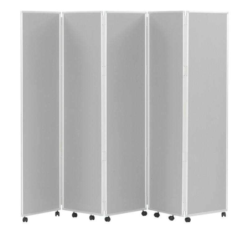 Concertina Screen 609390 Grey 560 x 1,800 mm