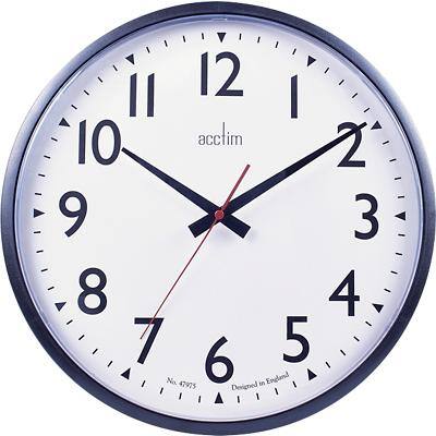 Acctim Analog Wall Clock 22463 35 x 5.6 cm Black