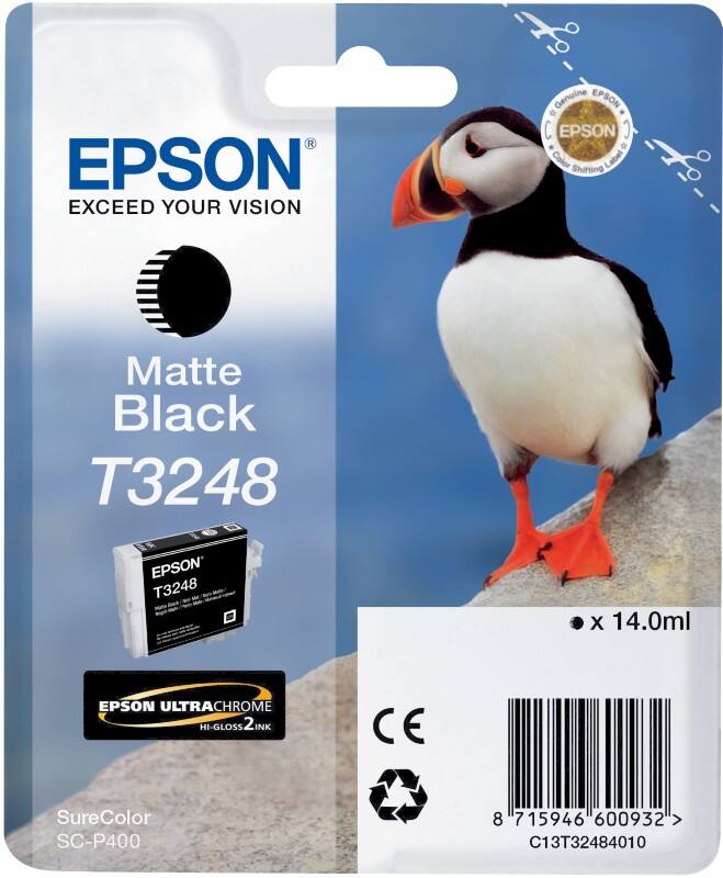 Epson T3248 Matte Black, Original, Pigment-based ink, Matte black, Epson, SureColor SC-P400, 1 pc(s)