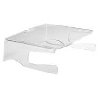 BakkerElkhuizen Q-Riser 100 Monitor Stand 310 x 280 x 105mm Transparent