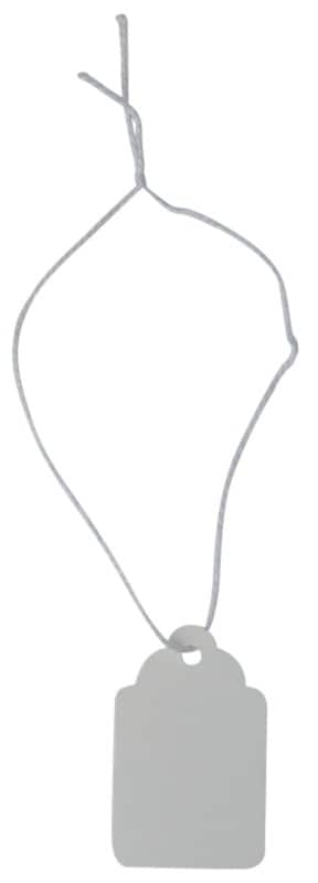Tags White 2.4 x 3.7 cm Pack of 1000