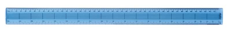 Helix Shatterproof Ruler Plastic 45 cm