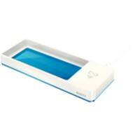 Leitz WOW Desk Organiser Dual Colour with Qi Inductive Charger White, Blue 26.6 x 10.1 x 2.8 cm