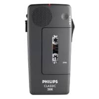 Philips Voice Recorder with Cassette Pocket Memo LFH388 Black