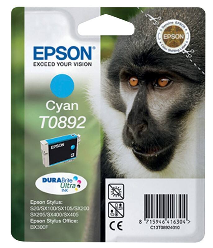 Epson T0892 Original Ink Cartridge C13T08924011 Cyan