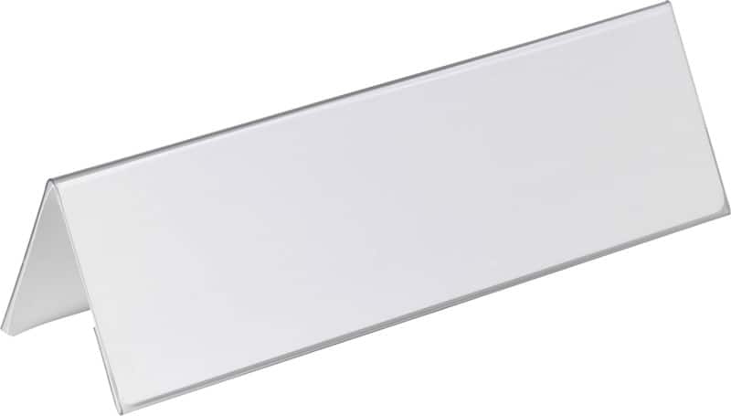 DURABLE Place Card 21 x 29.7 x 10.5 cm PVC (Polyvinyl Chloride) Transparent Pack of 25
