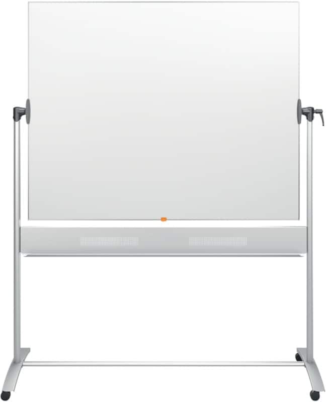 Nobo Revolving Board Freestanding Magnetic Enamel Double Sided 150 (W) x 120 (H) cm