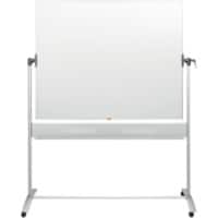 Nobo Freestanding Magnetic Mobile Whiteboard Enamel 150 x 120 cm White