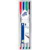 Staedtler Triplus 334 Fineliner Pen Fine 0.3 mm Assorted Pack of 4