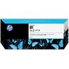 HP 81 Original Ink Cartridge C4933A Yellow