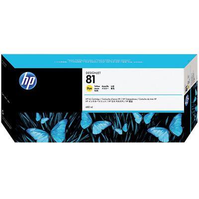 HP 81 Original Ink Cartridge C4933A Yellow