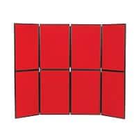 Freestanding Display Stand PVC Lightweight 610 x 915mm Red