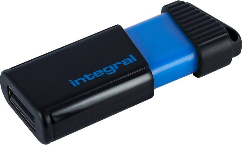 Integral Flash Drive 16 GB Black, Blue