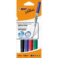 BIC Velleda 1741 Whiteboard Marker Medium Bullet 1.5 mm Assorted Pack of 4