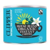 Clipper Caffeinated Instant Coffee Can Medium Arabica Fairtrade 500 g