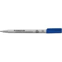 STAEDTLER Lumocolor 315 OHP Marker Medium Bullet 1 mm Blue Pack of 10