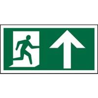 Fire Exit Sign Fire Exit Up PVC 10 x 20 cm