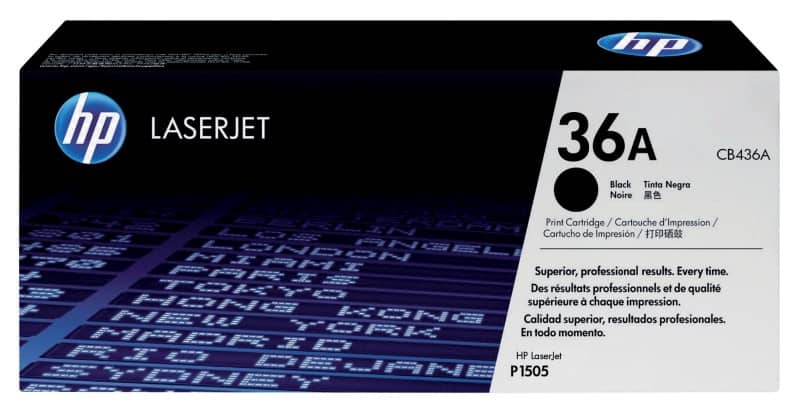 HP 36A Original Toner Cartridge CB436A Black
