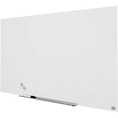 Nobo Impression Pro Wall Mountable Magnetic Glassboard 126 x 71 cm Brilliant White