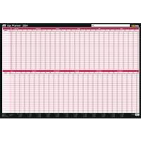 SASCO Day Planner Mounted 2023 Landscape Pink English 91.5 x 61 cm