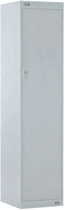 LINK51 Steel Locker 1 Door 1 nest Key lock 500 x 450 x 1,800 mm Grey