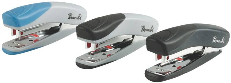 Rexel Bambi Mini Stapler 2100154 Half Strip Assorted 12 Sheets No.25 Metal, Plastic