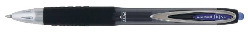 Uni-Ball Signo UMN-207 Retractable Rollerball Pen Grip Medium 0.4 mm Blue Pack of 12