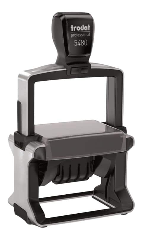 Trodat Text With Date Stamp 5480 Black