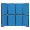 Freestanding Display Stand Nyloop Fabric Foldaway 610 x 915mm Blue