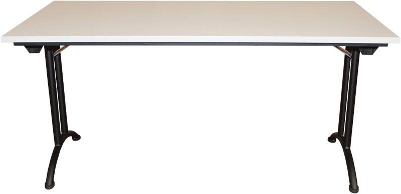 Viking Realspace Standard Rectangular Folding Table Steel, Wood Grey 1,800 x 800 x 750 mm