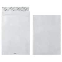 Tyvek C4 Gusset Envelopes 229 x 324 mm Peel and Seal Plain 55 gsm White Pack of 100