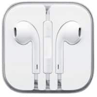 Apple Binaural Wired Stereo EarPods In-Ear 3.5mm Headphone Plug with Microphone White