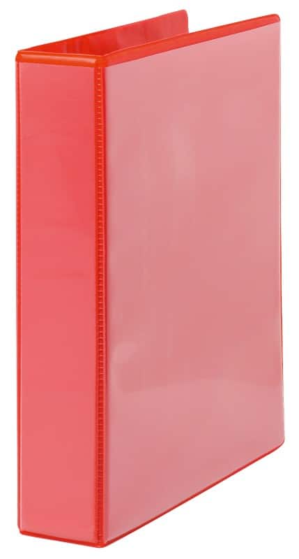 40 mm Presentation Folder PP (Polypropylene) A4 4 Rings Red