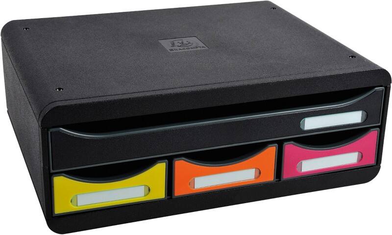 Exacompta Toolbox Classic A4+ Black Harlequin 35.5 x 27 x 13.4 cm